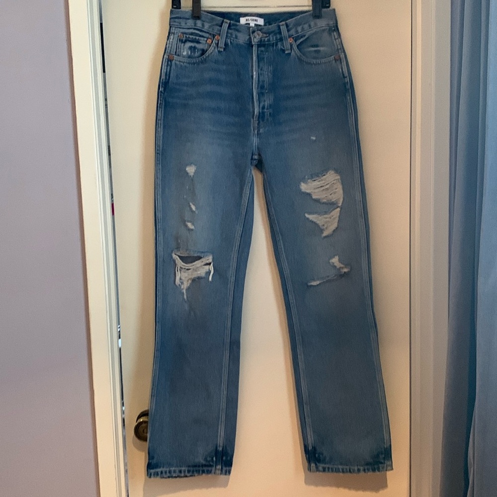 RE/DONE DISTRESSED JEANS!